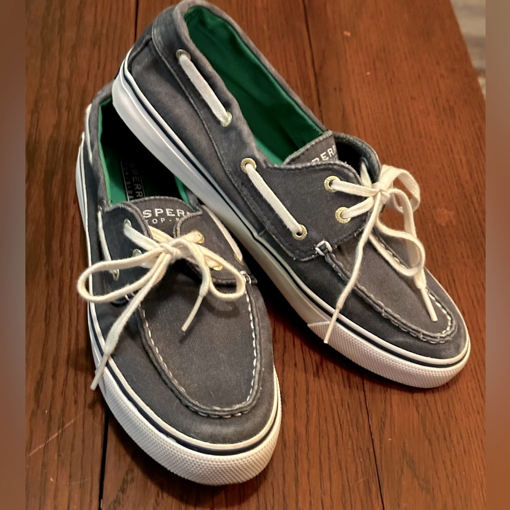 Woman’s Top-Sider Sperry, navy blue, Size: 8.5